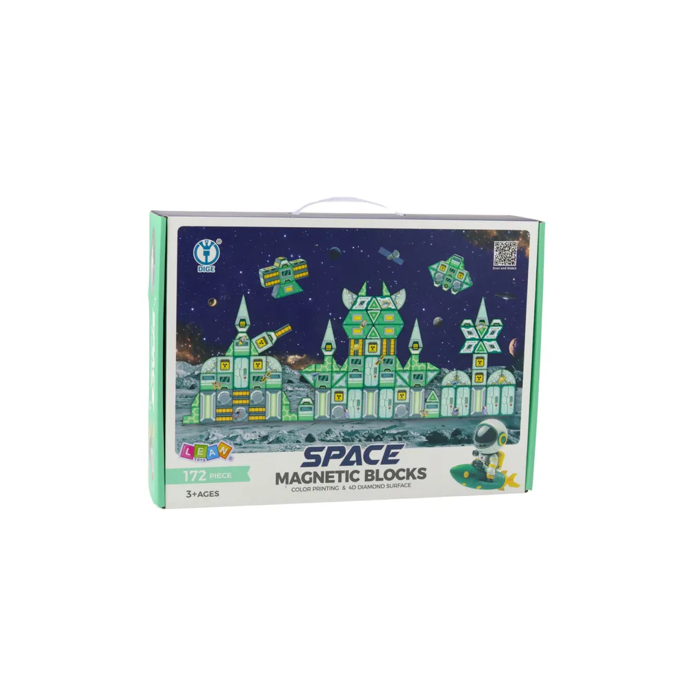 Klocki Magnetyczne Kosmos Stacja Kosmiczna 4D 172el