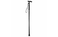 Laska Teleskopowa Składana Regulowana Aluminiowa Dla Seniora Czarna 85-95cm