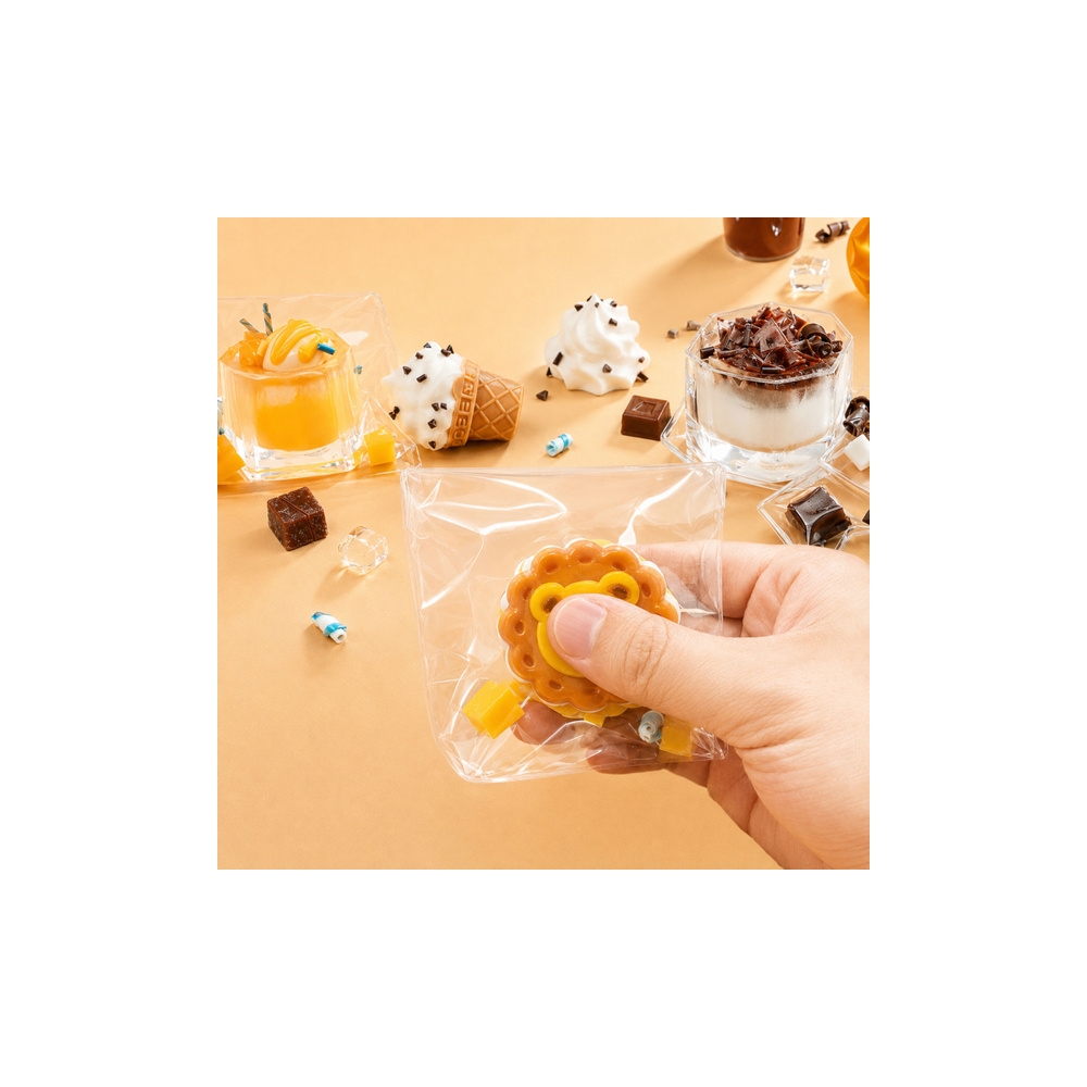 Zestaw Kreatywny Plastyczny Tworzenie Squishy Ozdobne Słodycze Napoje DIY