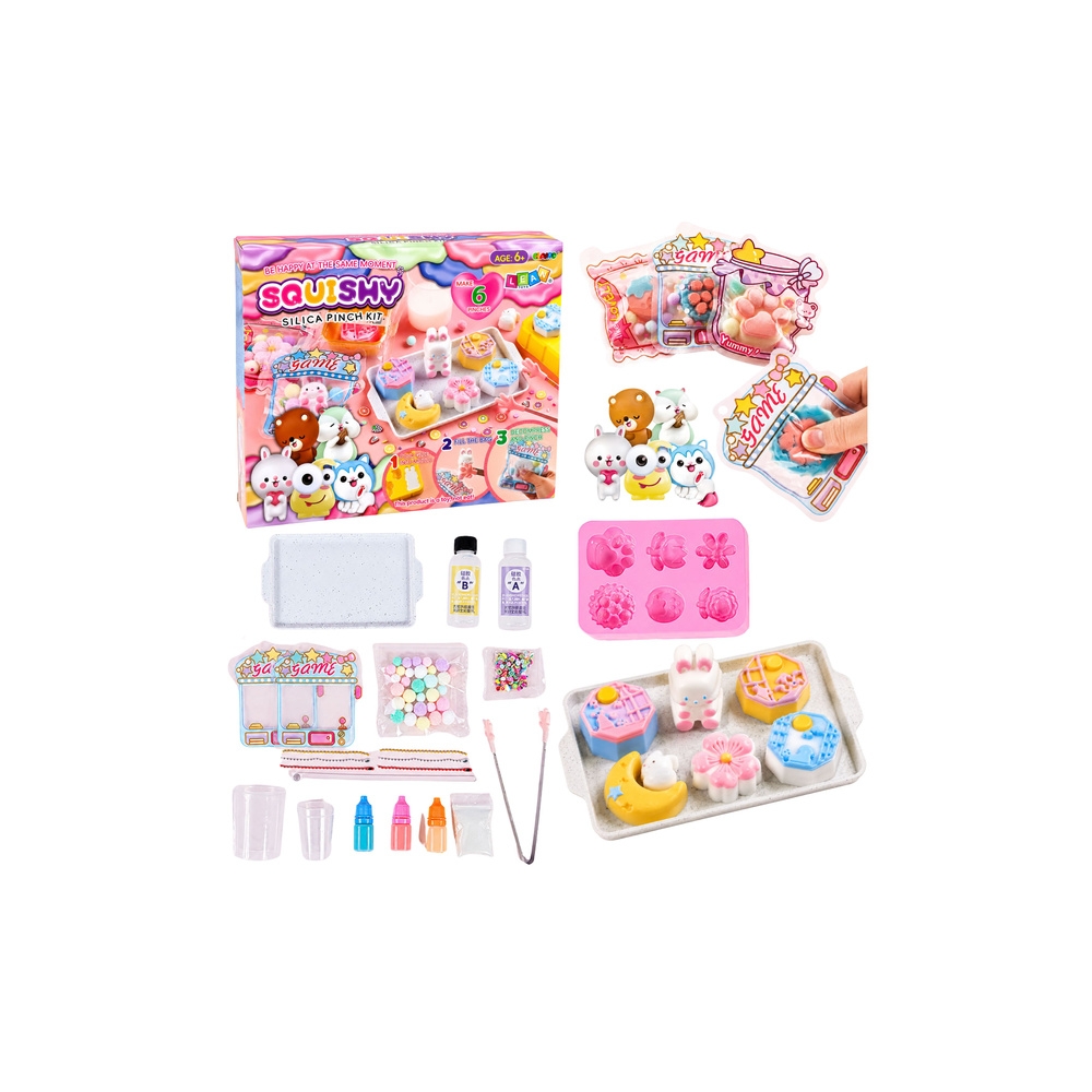 Zestaw Kreatywny Plastyczny Tworzenie Squishy Ozdobne Króliczek Deserki DIY
