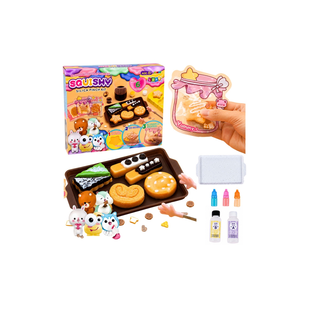 Zestaw Kreatywny Plastyczny Tworzenie Squishy Ozdobne Ciastka DIY