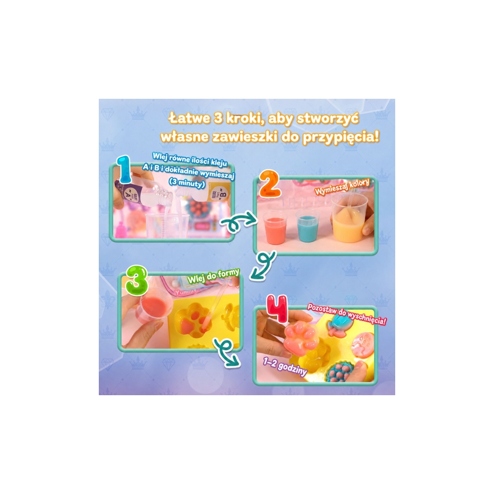 Zestaw Kreatywny Plastyczny Tworzenie Squishy Ozdobne Zwierzaki DIY