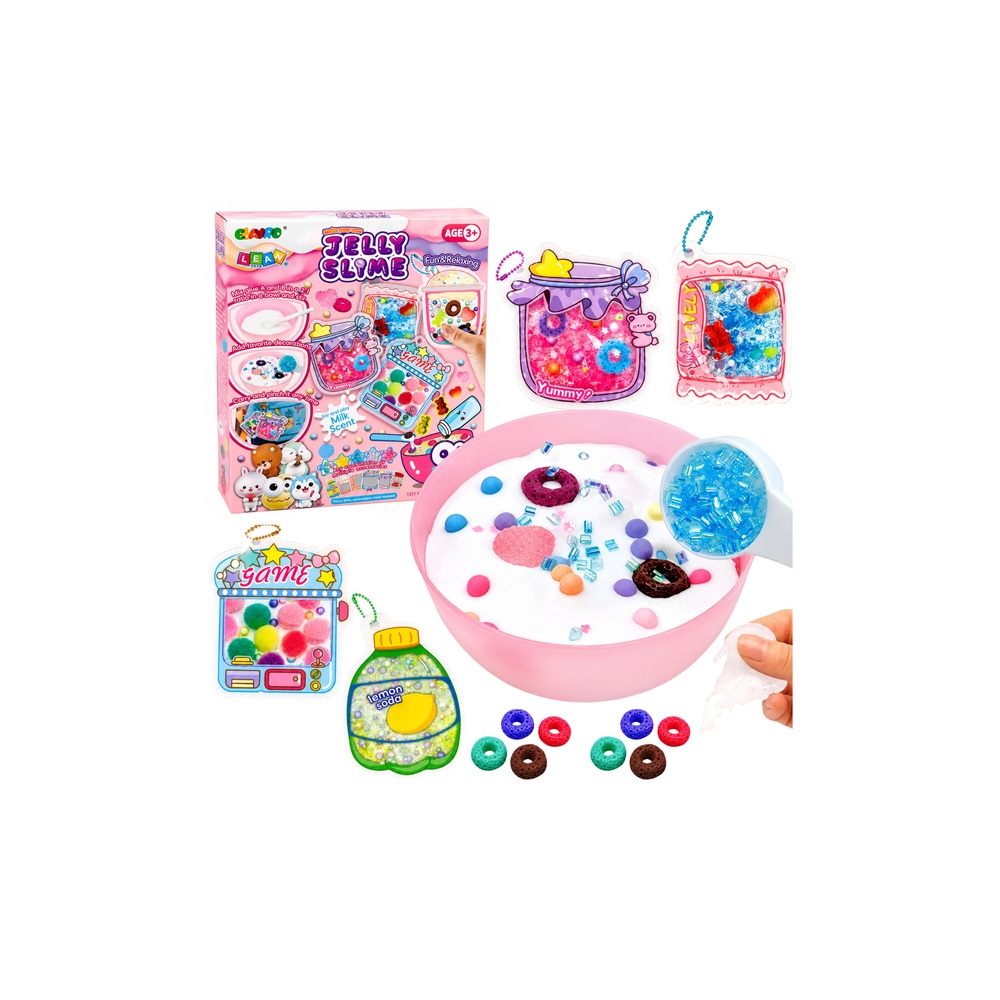 Zestaw Kreatywny Do Tworzenia Ozdobnego Jelly Slime DIY Glutek Akcesoria