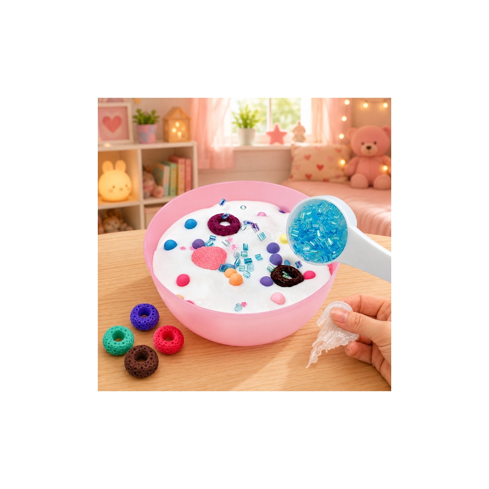 Zestaw Kreatywny Do Tworzenia Ozdobnego Jelly Slime DIY Glutek Akcesoria