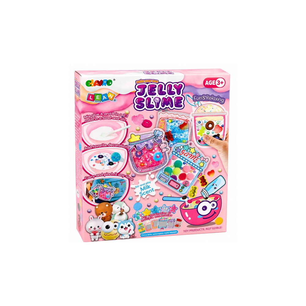 Zestaw Kreatywny Do Tworzenia Ozdobnego Jelly Slime DIY Glutek Akcesoria