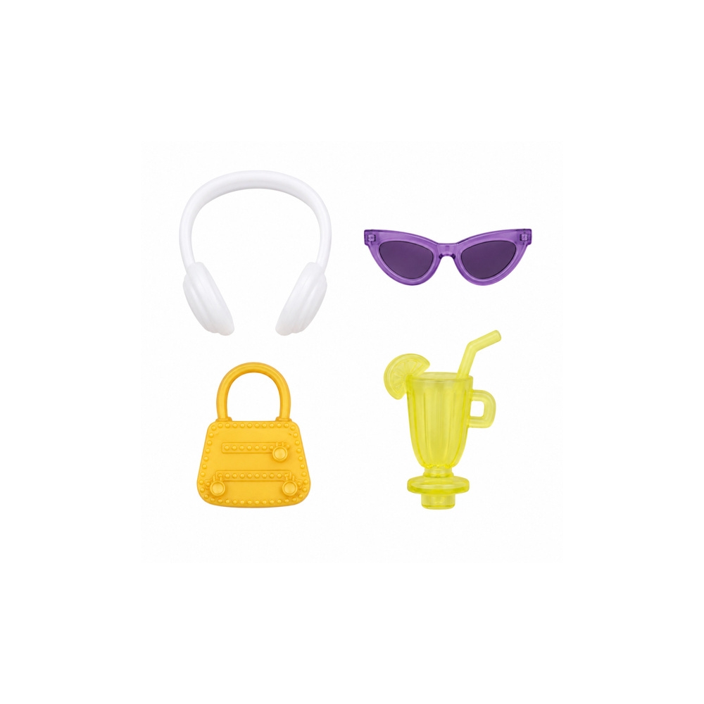 Lėlė Anlily Fashion su violetinė suknele, ausinėmis ir aksesuarais-Žaislai, Lėlės ir jų priedai, Lėlės-e-vaikas