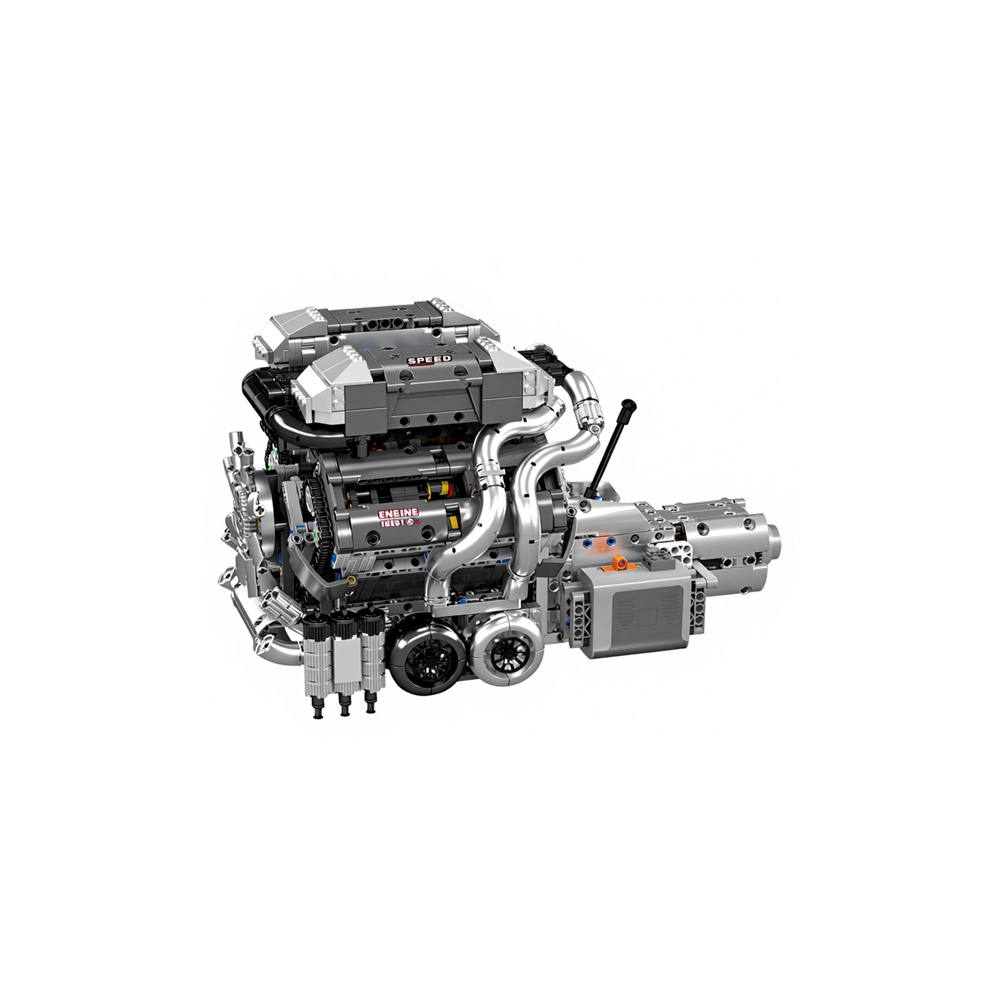 Konstruktorius V8 automobilių variklis ir pavarų dėžė, 2024 el.