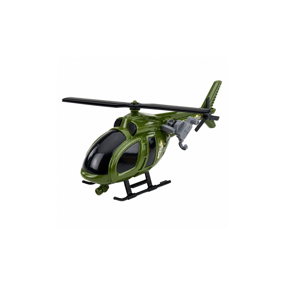 Helikopter Wojskowy Militarny Z Hakiem Światła Dźwięki Zielony