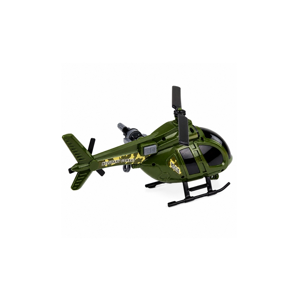 Helikopter Wojskowy Militarny Z Hakiem Światła Dźwięki Zielony