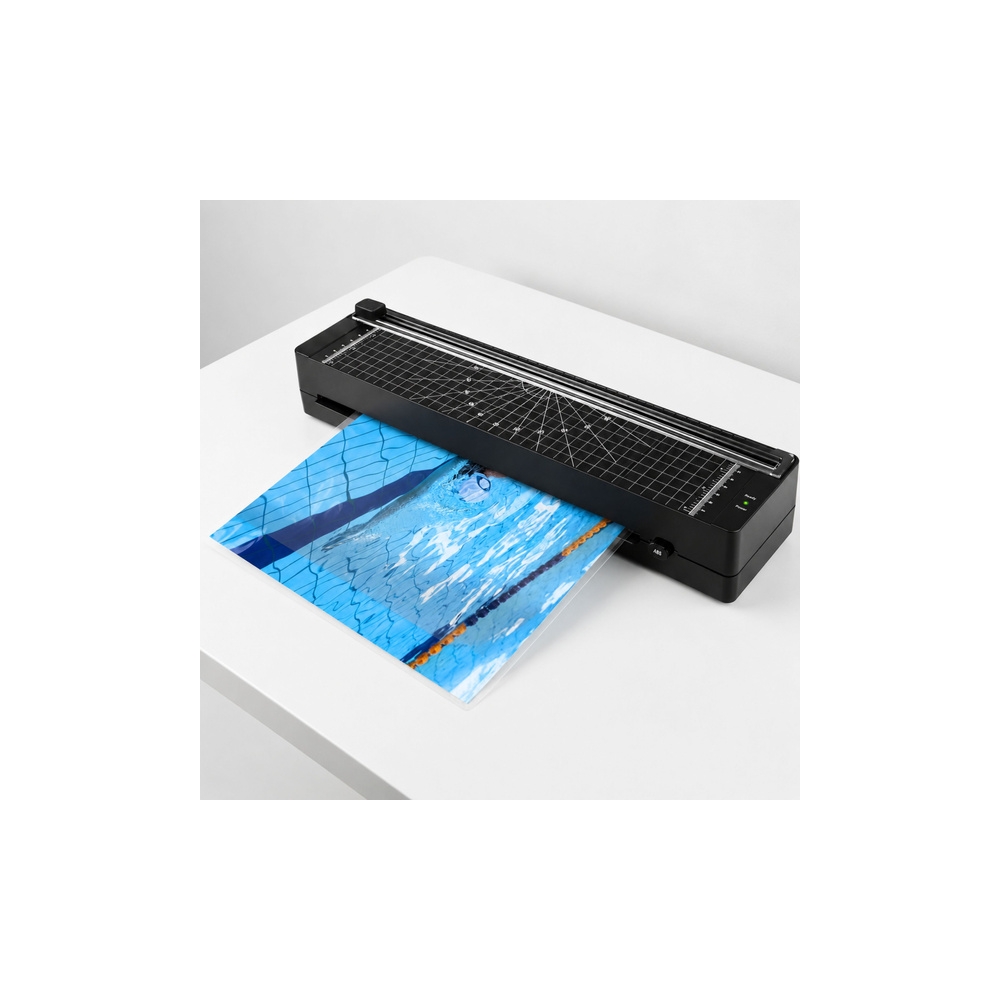 Laminator Ze Zgrzewarką i Gilotyną 3W1 Do Dokumentów Zdjęć A3 Czarny