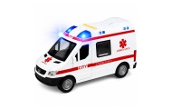 Karetka Pogotowia Ambulans Nosze Napęd Światła Dźwięki Biała 1:10