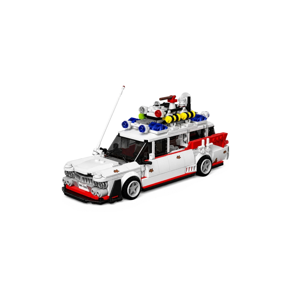 Konstruktorius Auto Ghost Bus, baltas, 631 el.-Žaislai, Konstruktoriai, Lego, statybiniai blokai-e-vaikas