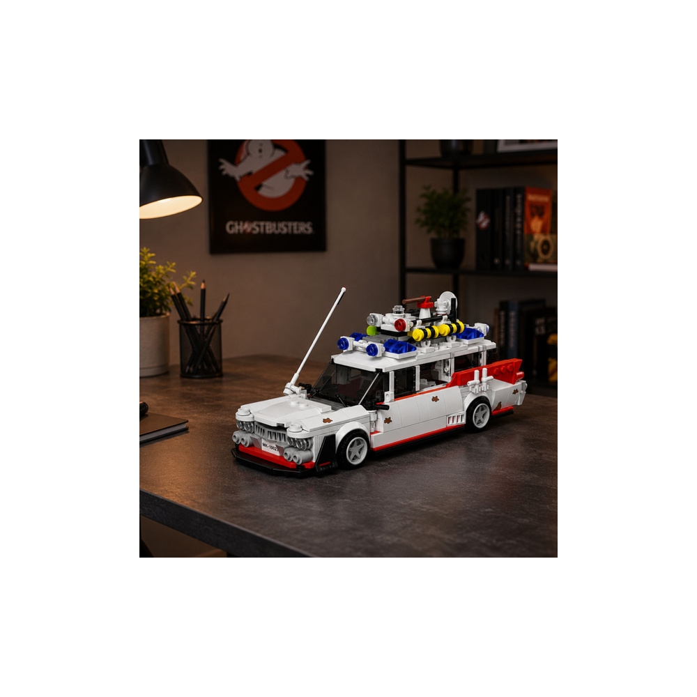 Konstruktorius Auto Ghost Bus, baltas, 631 el.-Žaislai, Konstruktoriai, Lego, statybiniai blokai-e-vaikas