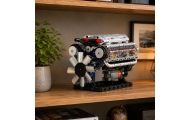 Klocki Konstrukcyjne Silnik V8 Model Mechaniczny Ruchome Tłoki 552 el.