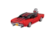 Konstruktorius Charger sportinis automobilis, raudonas, 1869 el.