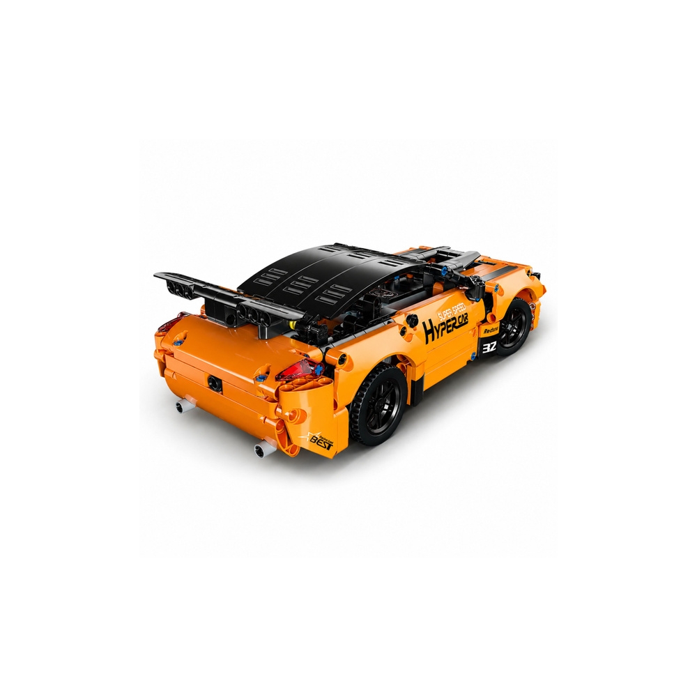 Konstruktorius, nuotoliniu būdu valdomas automobilis, oranžinis, 545 el.