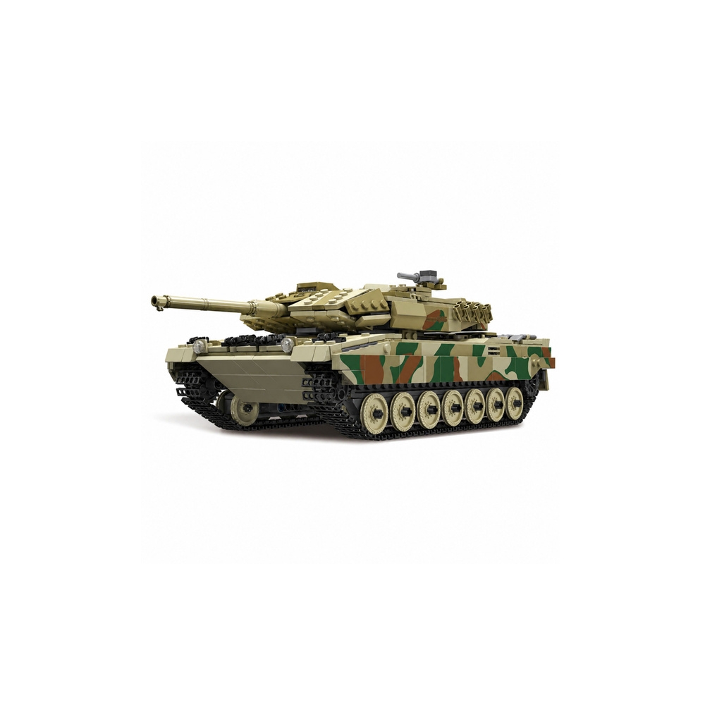 Konstruktorius Leopard karinis tankas, nuotoliniu būdu valdomas RC, 1100 el.