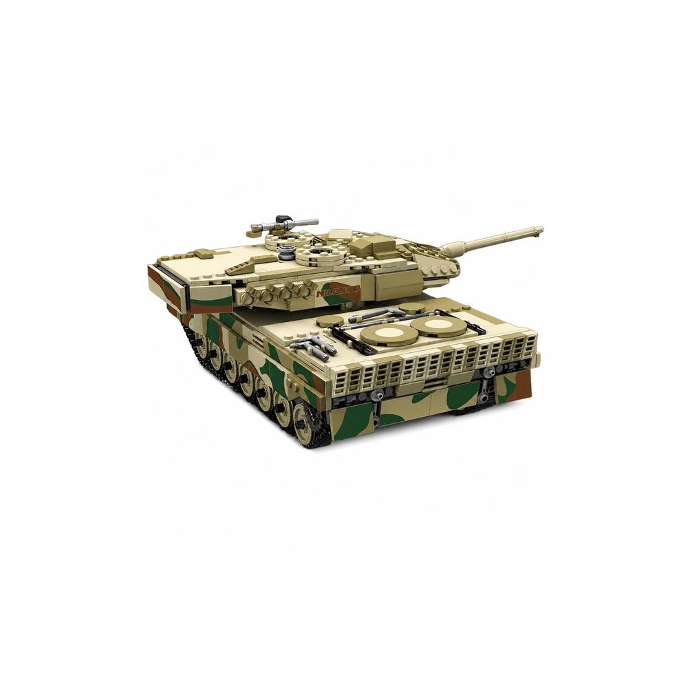 Konstruktorius Leopard karinis tankas, nuotoliniu būdu valdomas RC, 1100 el.
