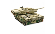Konstruktorius Leopard karinis tankas, nuotoliniu būdu valdomas RC, 1100 el.
