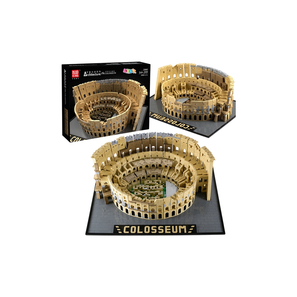 Konstruktorius Architektūrinis Romos Kolizė, 6466 el.-Žaislai, Konstruktoriai, Lego, statybiniai blokai-e-vaikas