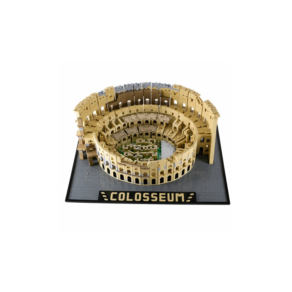 Konstruktorius Architektūrinis Romos Kolizė, 6466 el.-Žaislai, Konstruktoriai, Lego, statybiniai blokai-e-vaikas