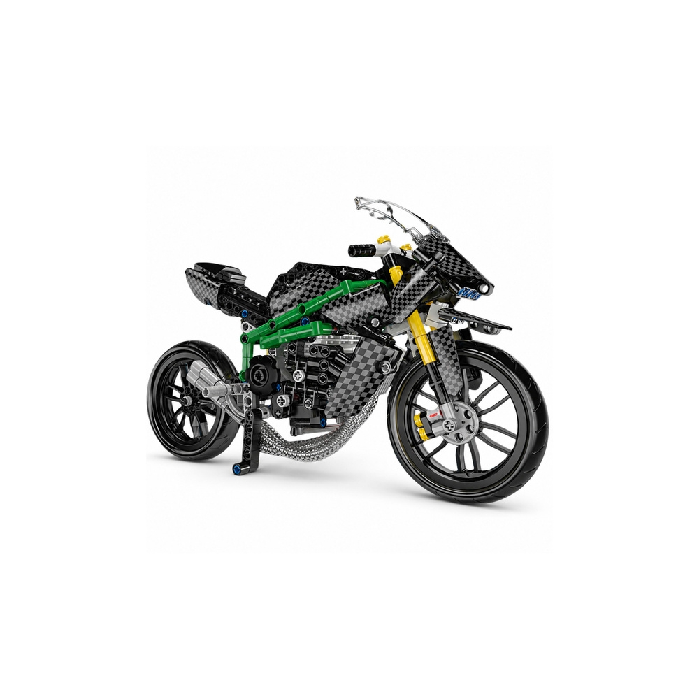 Konstruktorius Sportinis lenktyninis motociklas, juodas, 656 el.