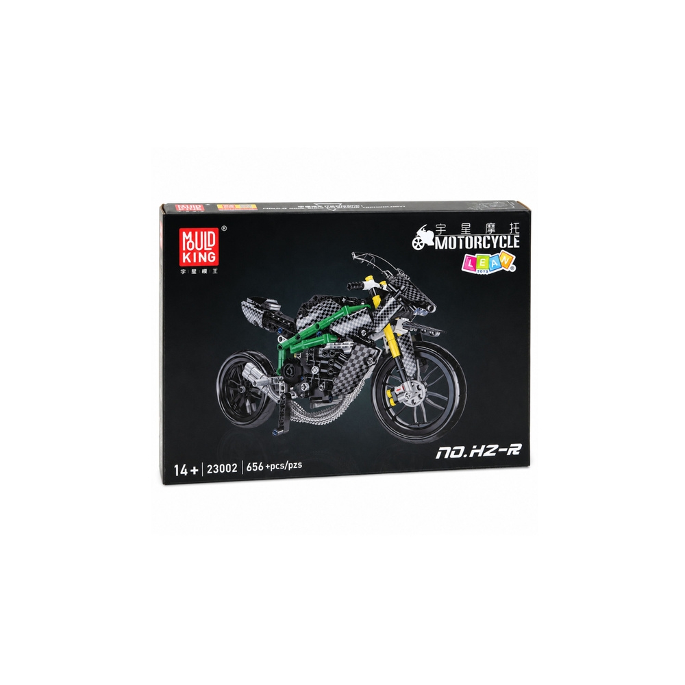 Konstruktorius Sportinis lenktyninis motociklas, juodas, 656 el.