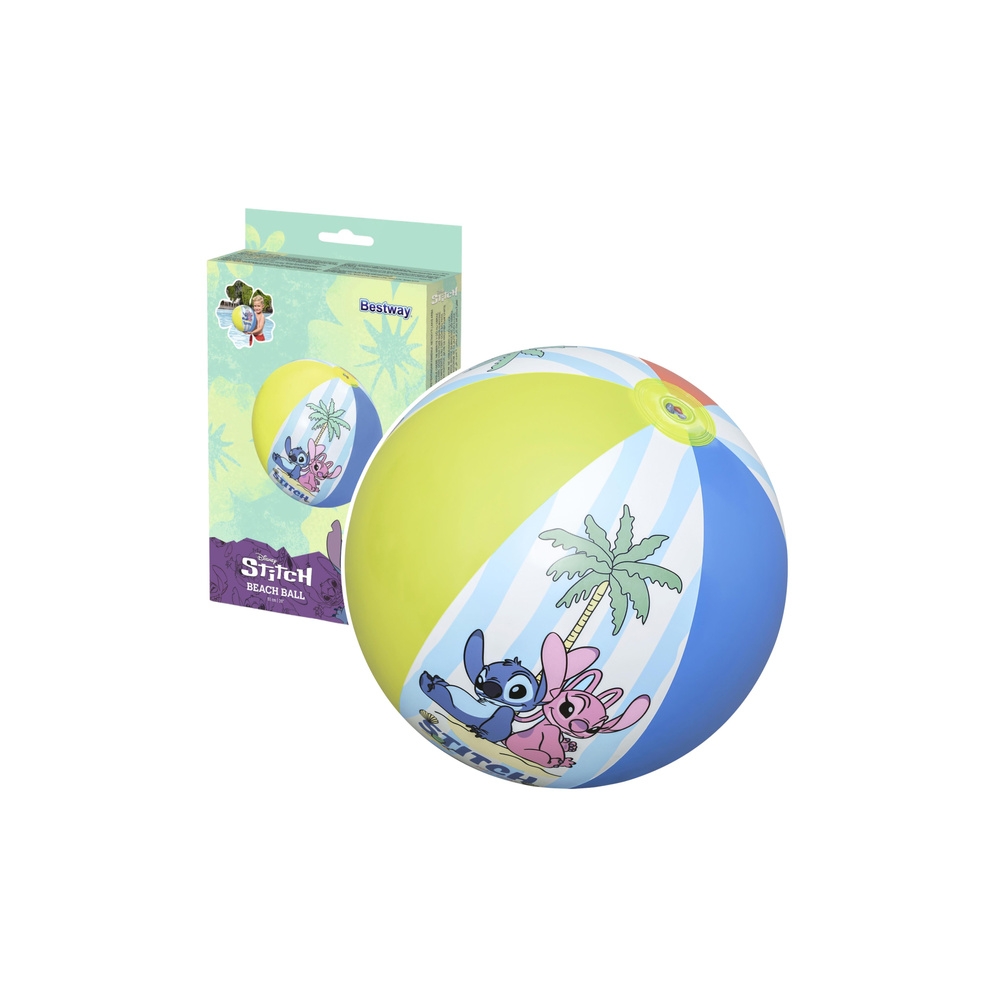 Piłka Plażowa Dmuchana Dla Dzieci Stitch Beach Ball Bestway 51 cm 9104T