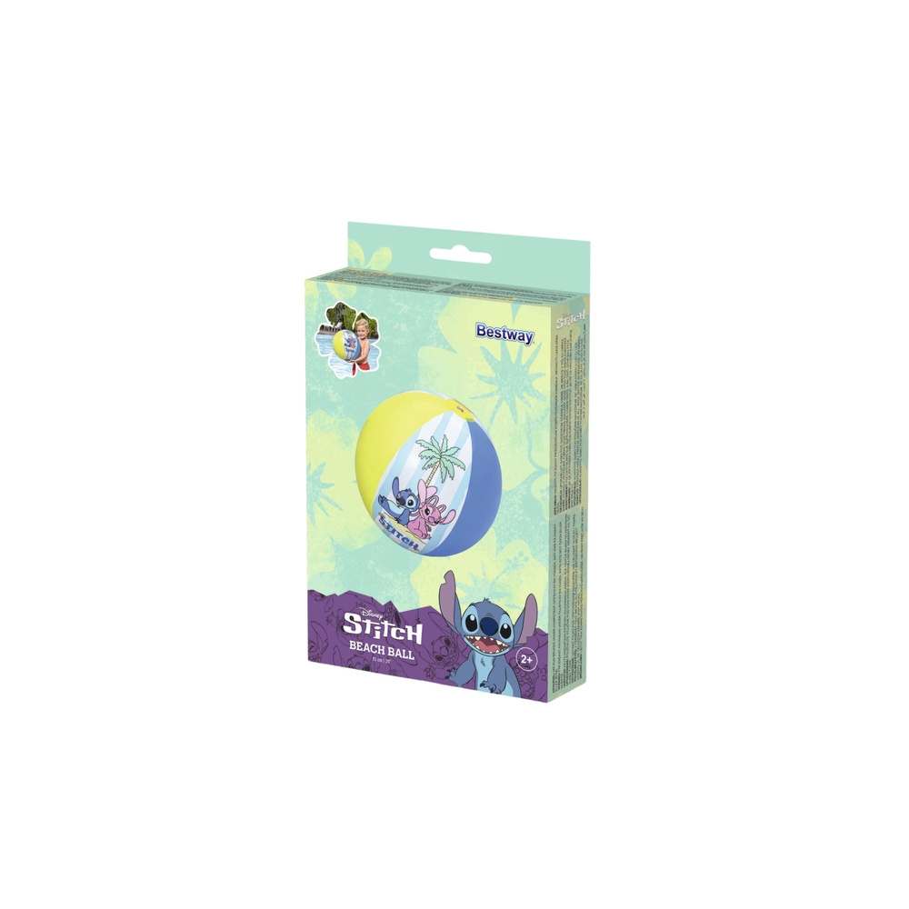 Piłka Plażowa Dmuchana Dla Dzieci Stitch Beach Ball Bestway 51 cm 9104T