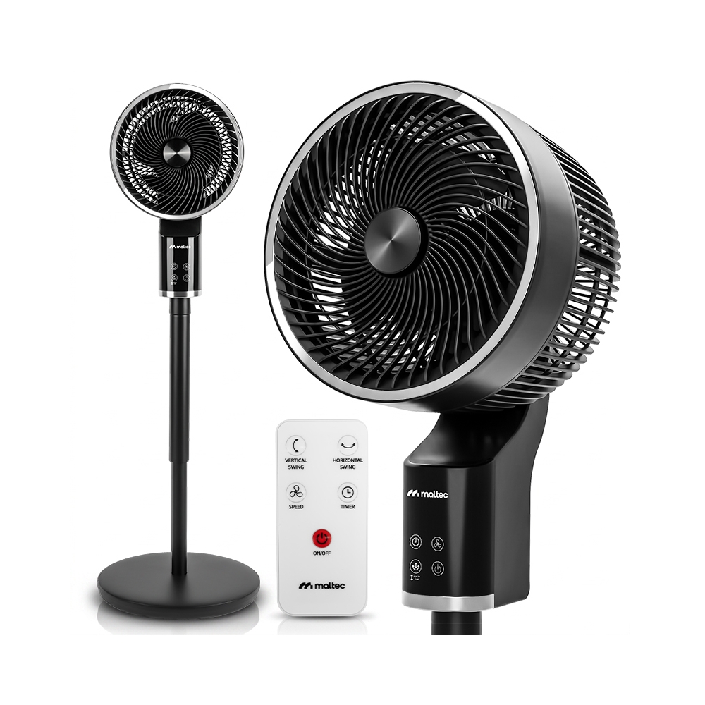 Grindinis ventiliatorius MalTec Airly3000BL-PRO juodas-Namai, laisvalaikis, turizmas, Namų apyvokos prekės-e-vaikas