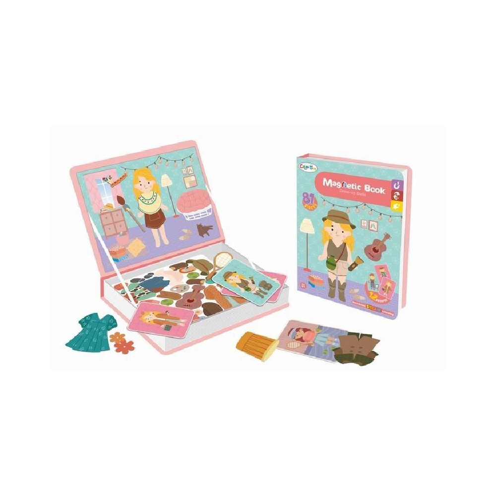 Książeczka Puzzle magnetyczne - postacie