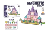 Klocki magnetyczne 65 elementów Zamek