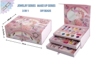 Zestaw beauty do makijażu i bransoletek Kuferek