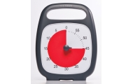 Laikmatis / atgalinio skaičiavimo laikrodis - Time Timer PLUS, Black (14x18 cm), JAC5025