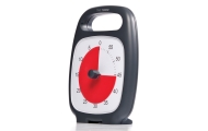 Laikmatis / atgalinio skaičiavimo laikrodis - Time Timer PLUS, Black (14x18 cm), JAC5025
