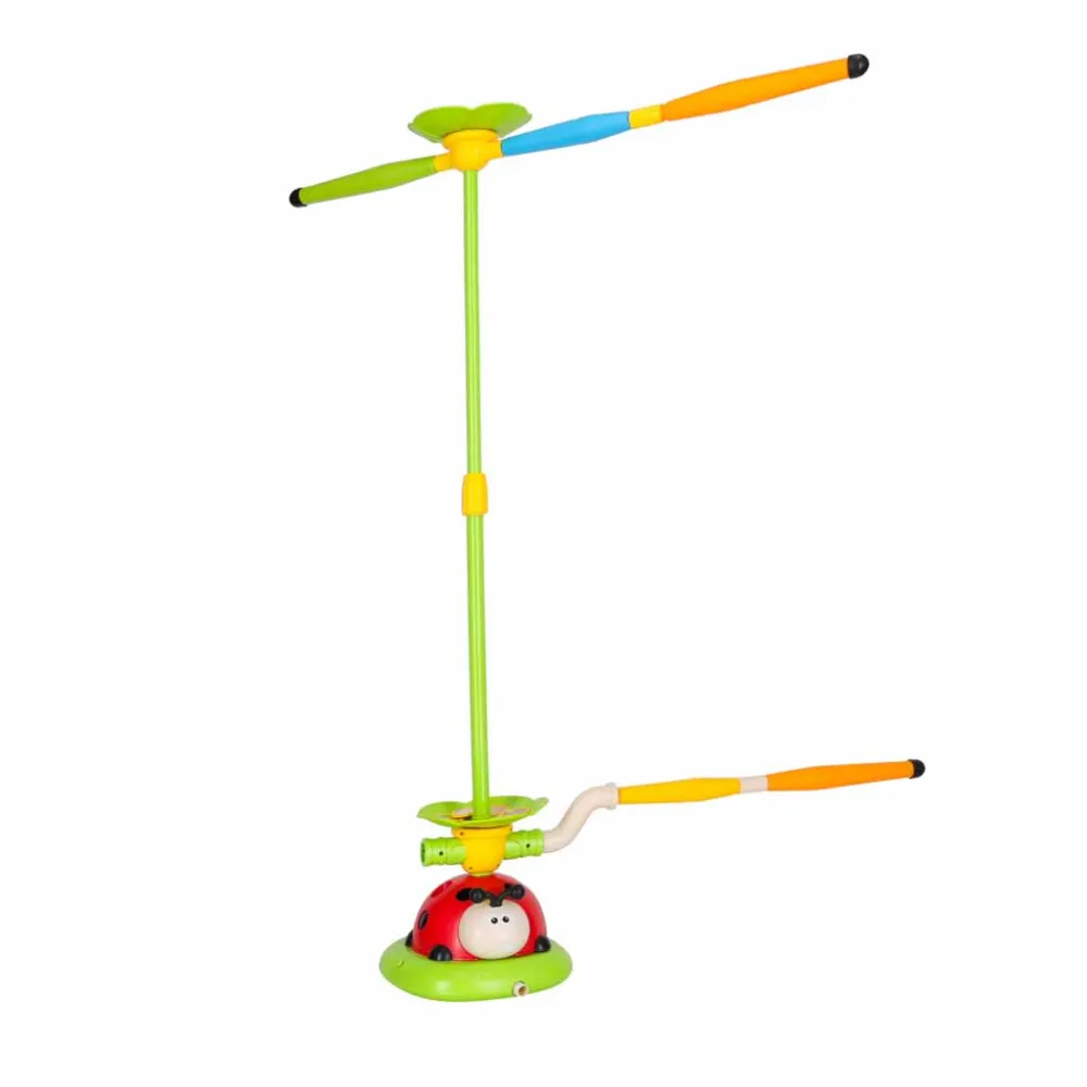 Vaikiškas arkadinis žaidimas besisukantis stulpas ladybird target throw 5in1