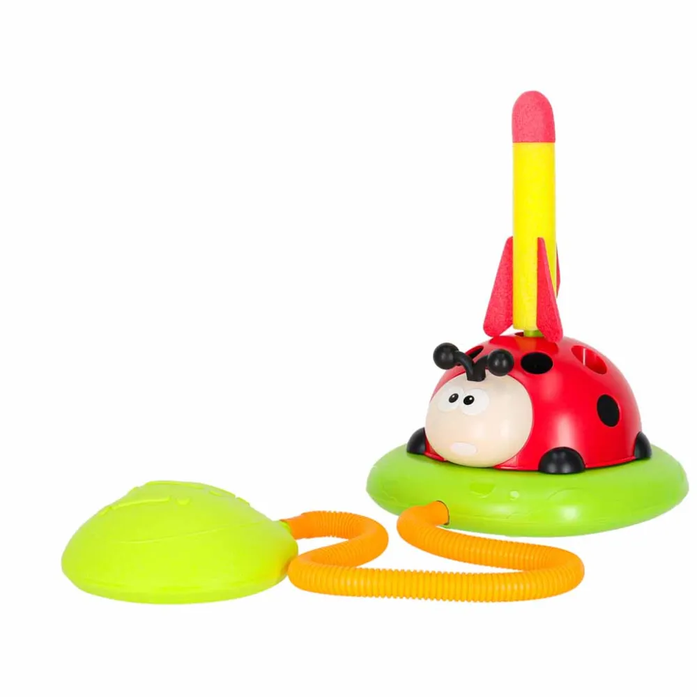 Vaikiškas arkadinis žaidimas besisukantis stulpas ladybird target throw 5in1