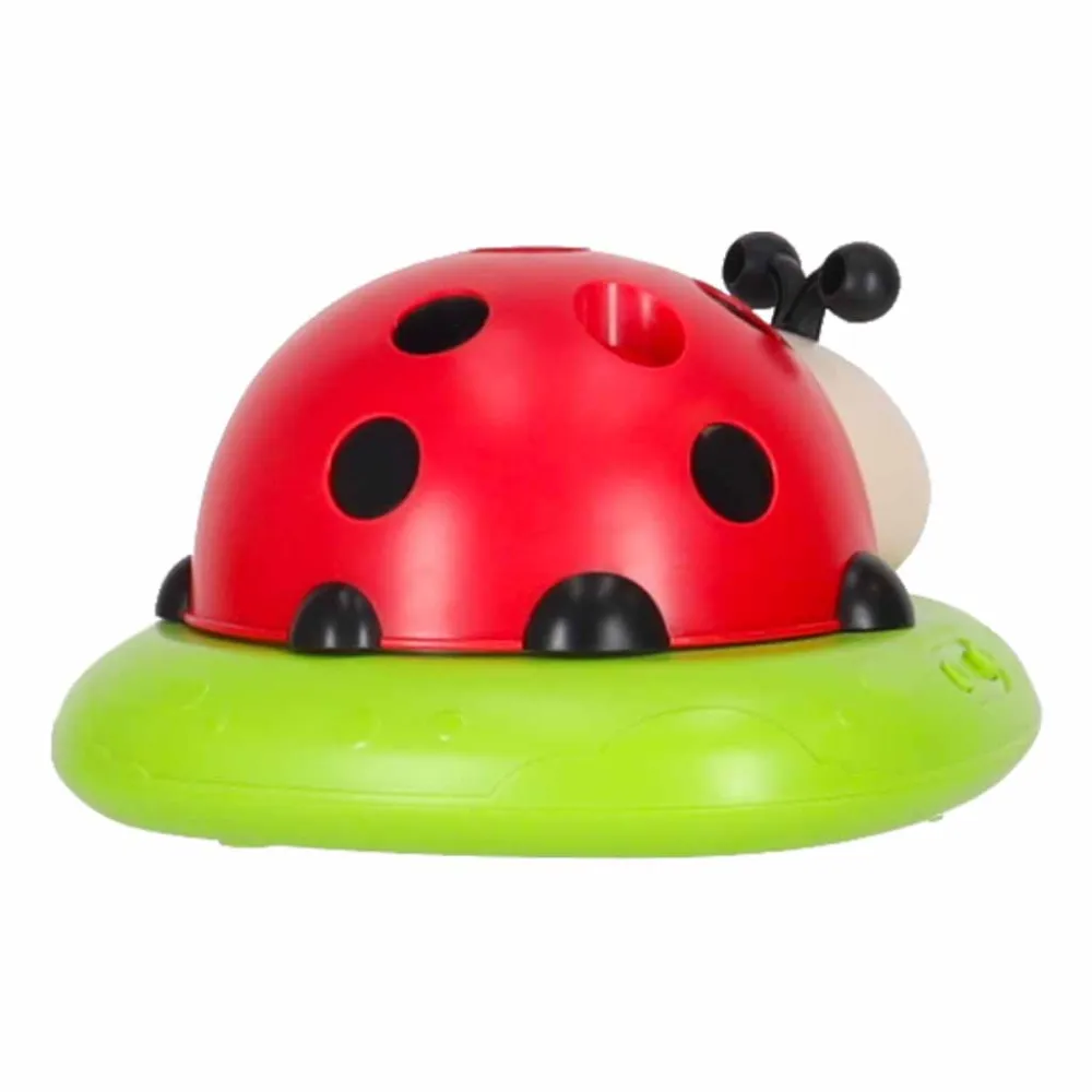 Vaikiškas arkadinis žaidimas besisukantis stulpas ladybird target throw 5in1