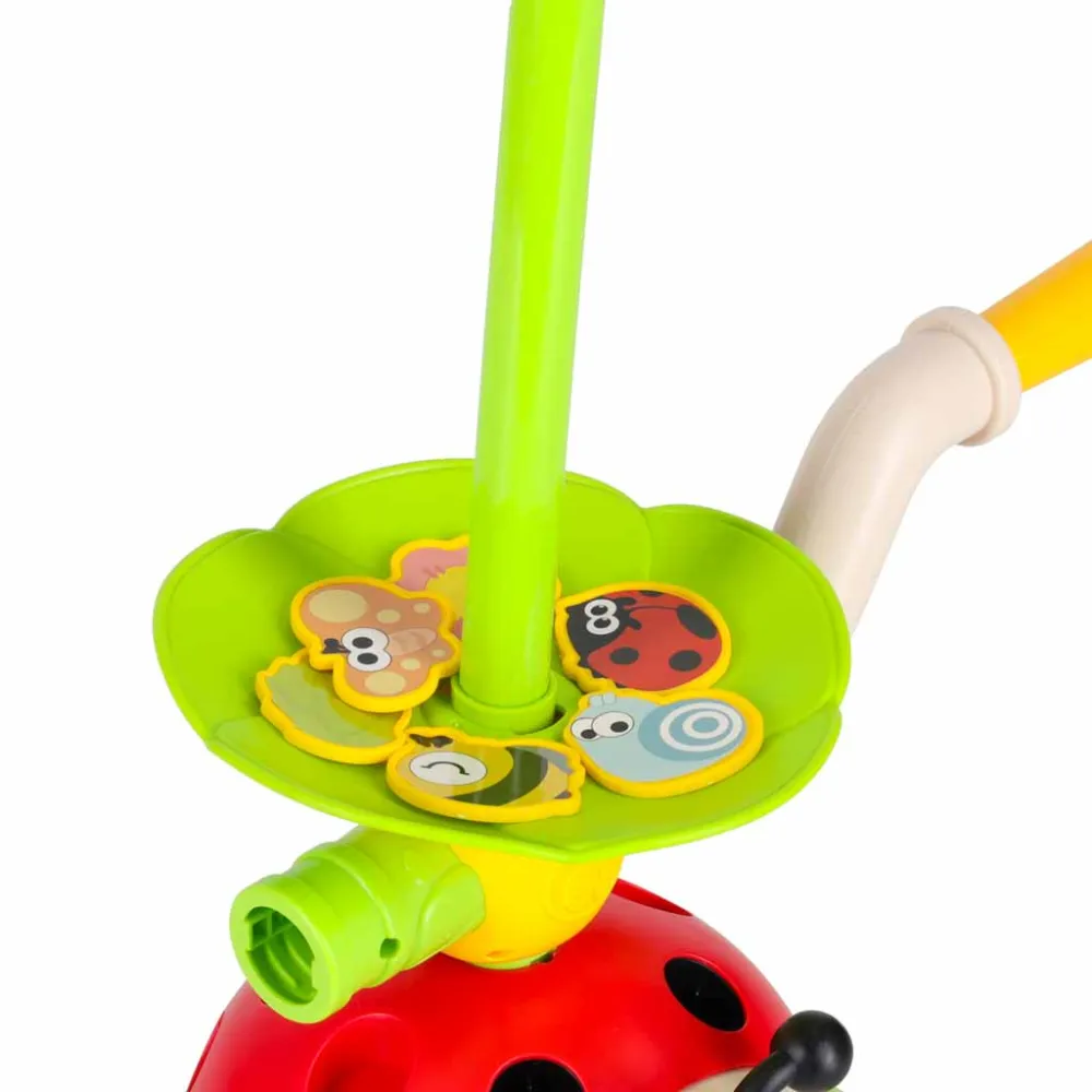 Vaikiškas arkadinis žaidimas besisukantis stulpas ladybird target throw 5in1
