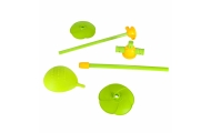 Vaikiškas arkadinis žaidimas besisukantis stulpas ladybird target throw 5in1
