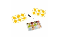 Vaikiškas arkadinis žaidimas besisukantis stulpas ladybird target throw 5in1