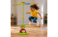 Vaikiškas arkadinis žaidimas besisukantis stulpas ladybird target throw 5in1
