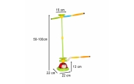 Vaikiškas arkadinis žaidimas besisukantis stulpas ladybird target throw 5in1