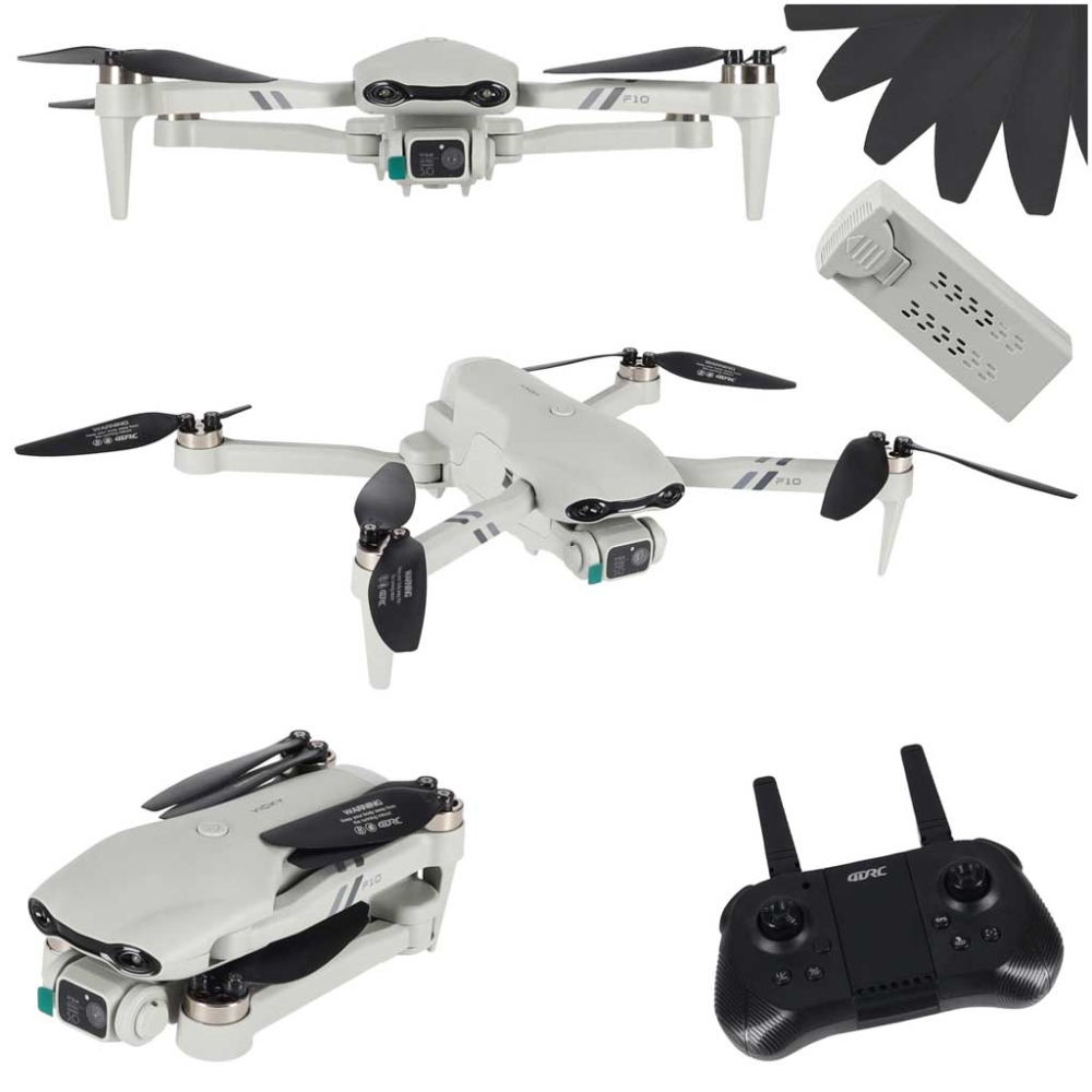 RC dronas 4DRC F10 GPS kamera FPV 3,7V Kik