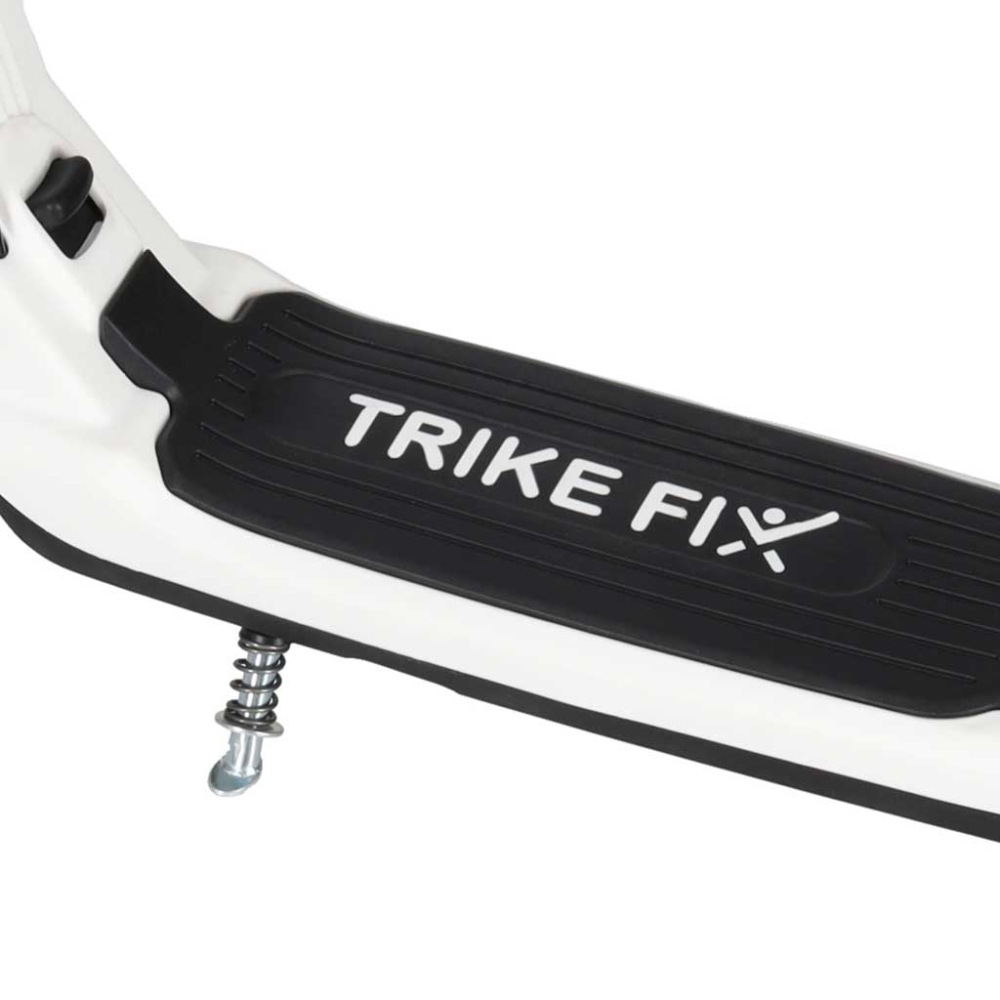 TRIKE FIX vaikiškas dviejų ratų LED sulankstomas paspirtukas su dvigubais stabdžiais juodas