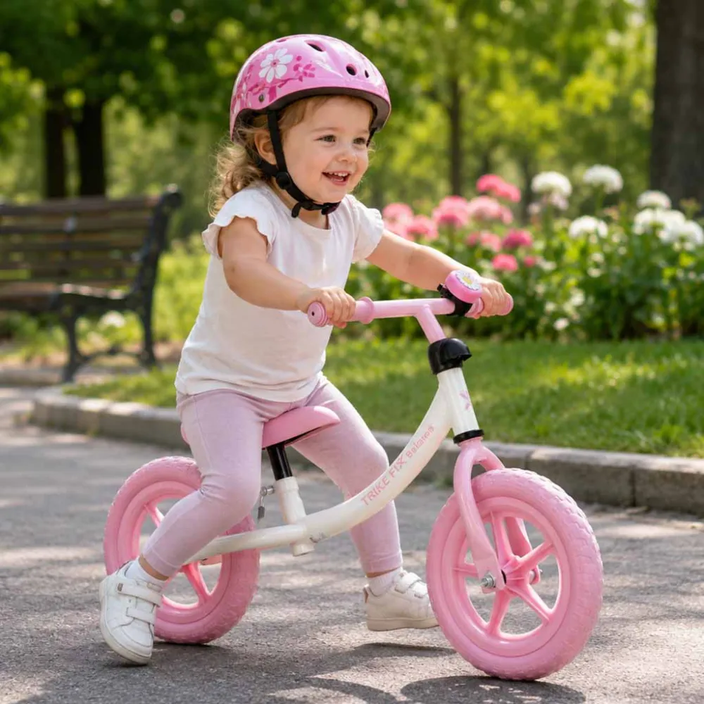 Balansinis dviratis Trike Fix Balance su skambučiu, rožinis-Judėjimui, Balansiniai dviratukai-e-vaikas