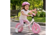 Trike Fix Balance krosinis dviratis su varpeliu rožinės spalvos
