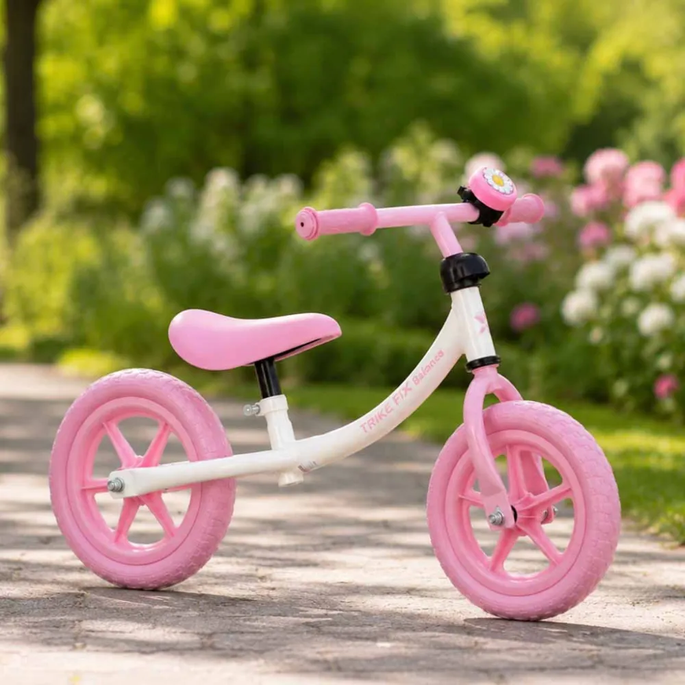 Balansinis dviratis Trike Fix Balance su skambučiu, rožinis-Judėjimui, Balansiniai dviratukai-e-vaikas