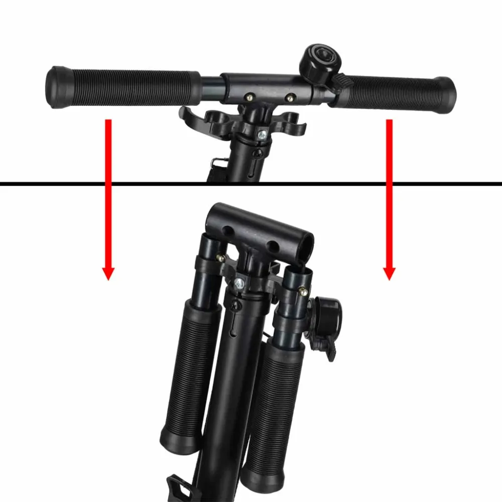 Trike Fix miesto motoroleris sulankstomas 200 mm ratai juodai violetinės spalvos