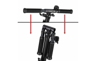 Trike Fix miesto motoroleris sulankstomas 200 mm ratai juodai violetinės spalvos